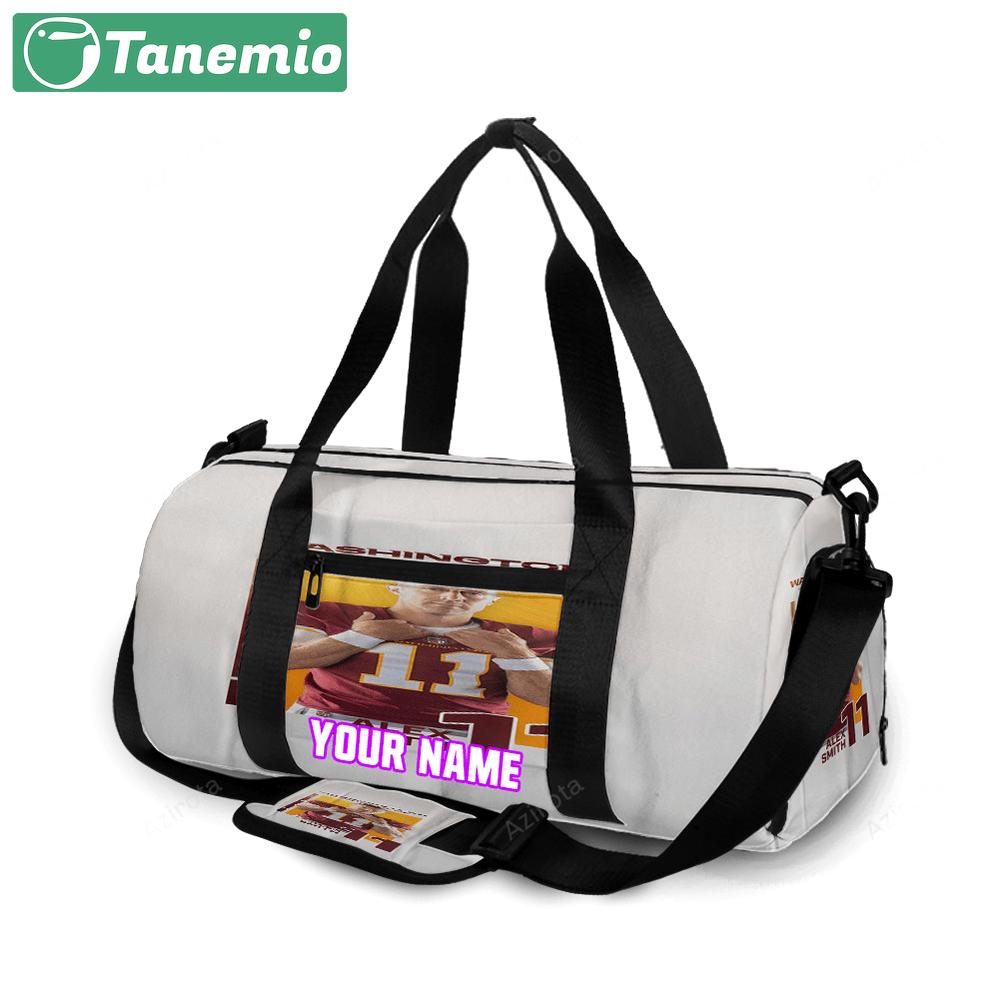 Washington football team alex smith1 personalized name travel bag gym bag 1603 Travel Bag