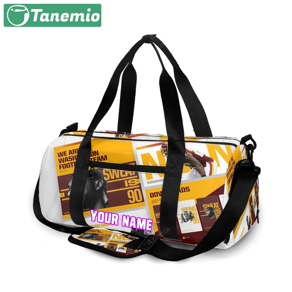 Washington football team all players1 personalized name travel bag gym bag 989 Travel Bag