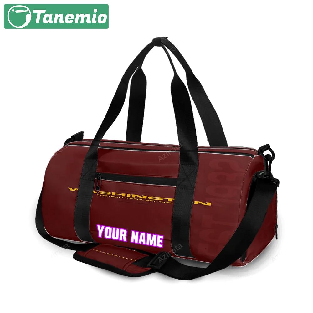Washington football team est 19321 personalized name travel bag gym bag 1725 Travel Bag