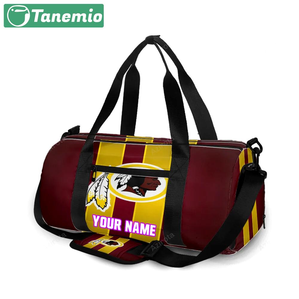 Washington football team red yellow1 personalized name travel bag gym bag 1917 Travel Bag