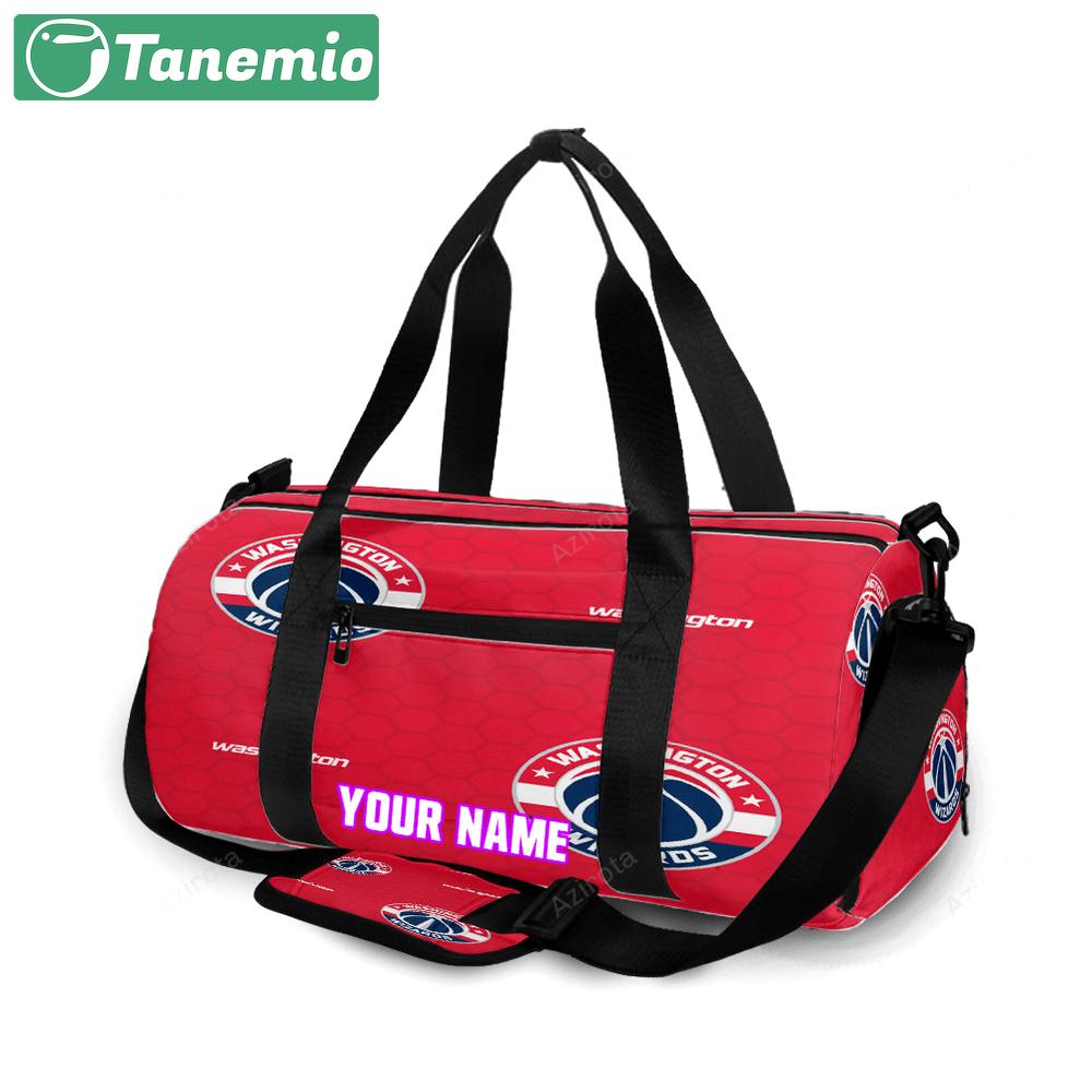 Washington wizards1 personalized name travel bag gym bag 2628 Travel Bag