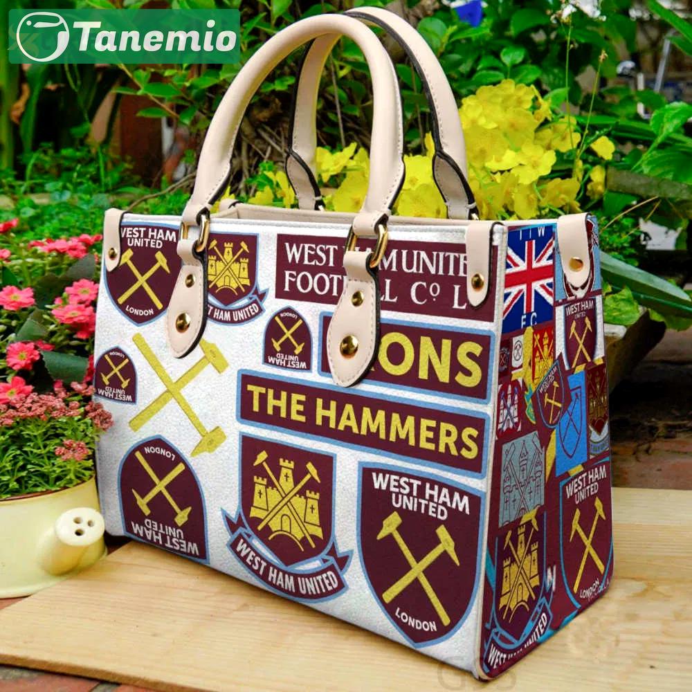 West ham leather handbag gift for women 543 Women Leather Hand Bag