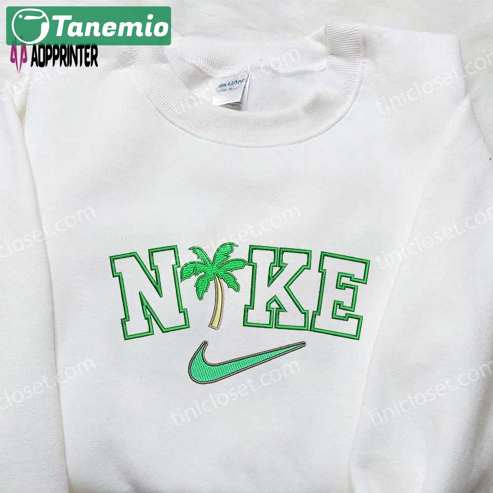 Whitegan estampa x nike embroidered shirt: custom gift for son stylish nike shirt Embroidered Shirt