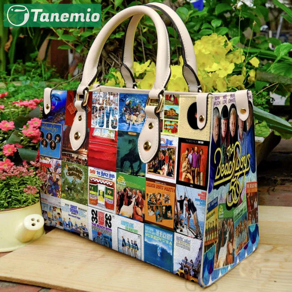 Women s day gift: beach boys leather hand bag gift for women’s day g95 – stylish & sophisticated 3430 Women Leather Hand Bag