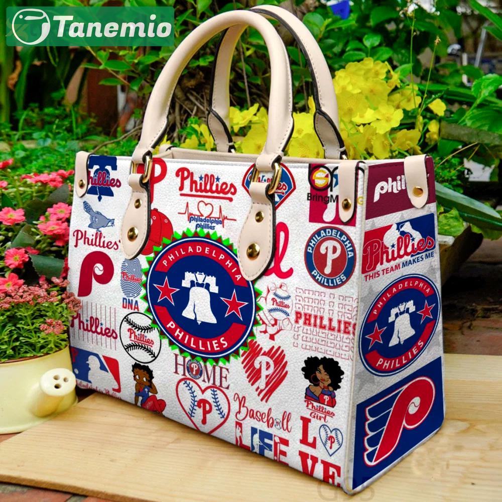 Women s day gift: philadelphia phillies leather hand bag gift for women’s day – g95 3842 Women Leather Hand Bag
