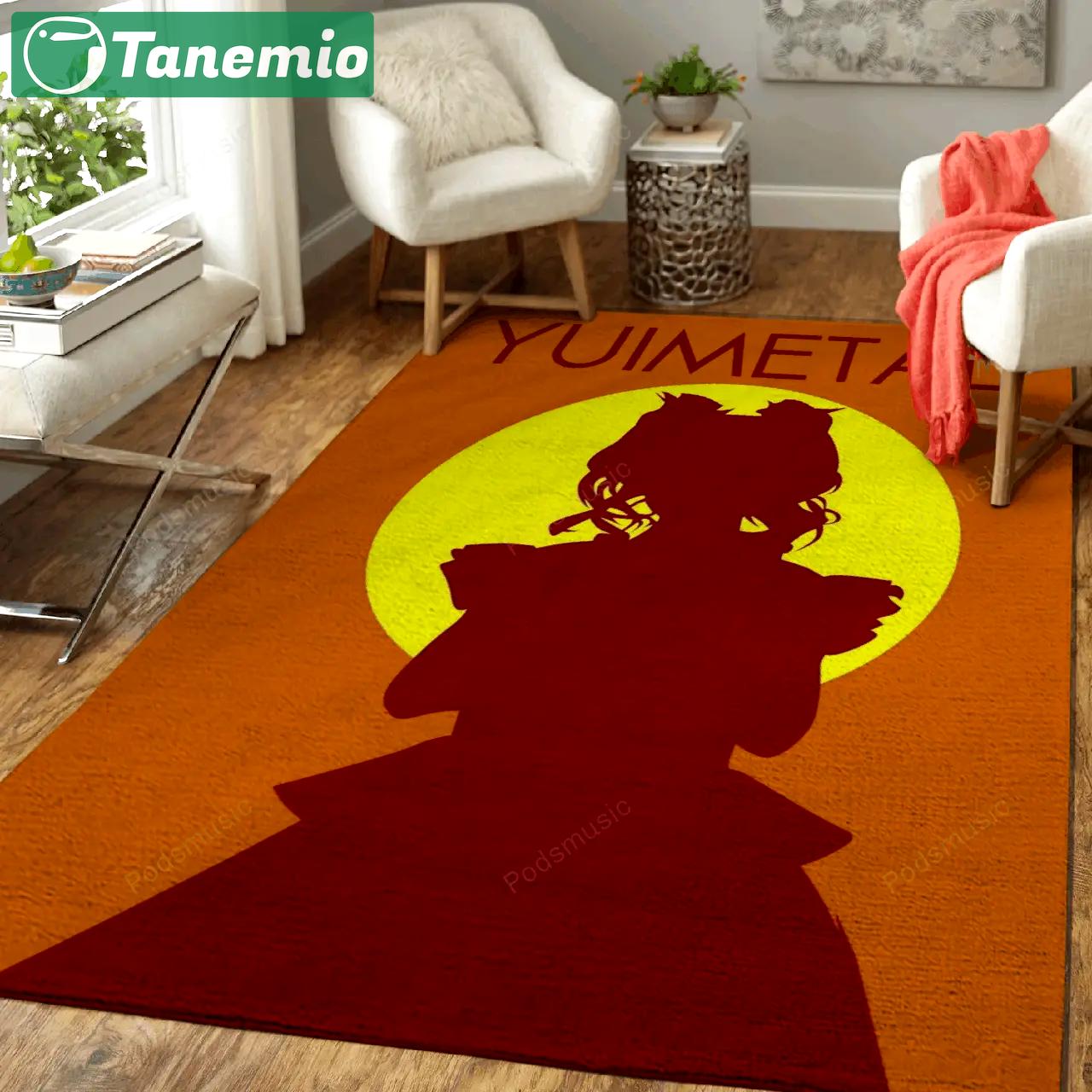 Yuimetal music art for fans area rug living room carpet rug regtangle carpet floor decor home decor Rectangle Rug