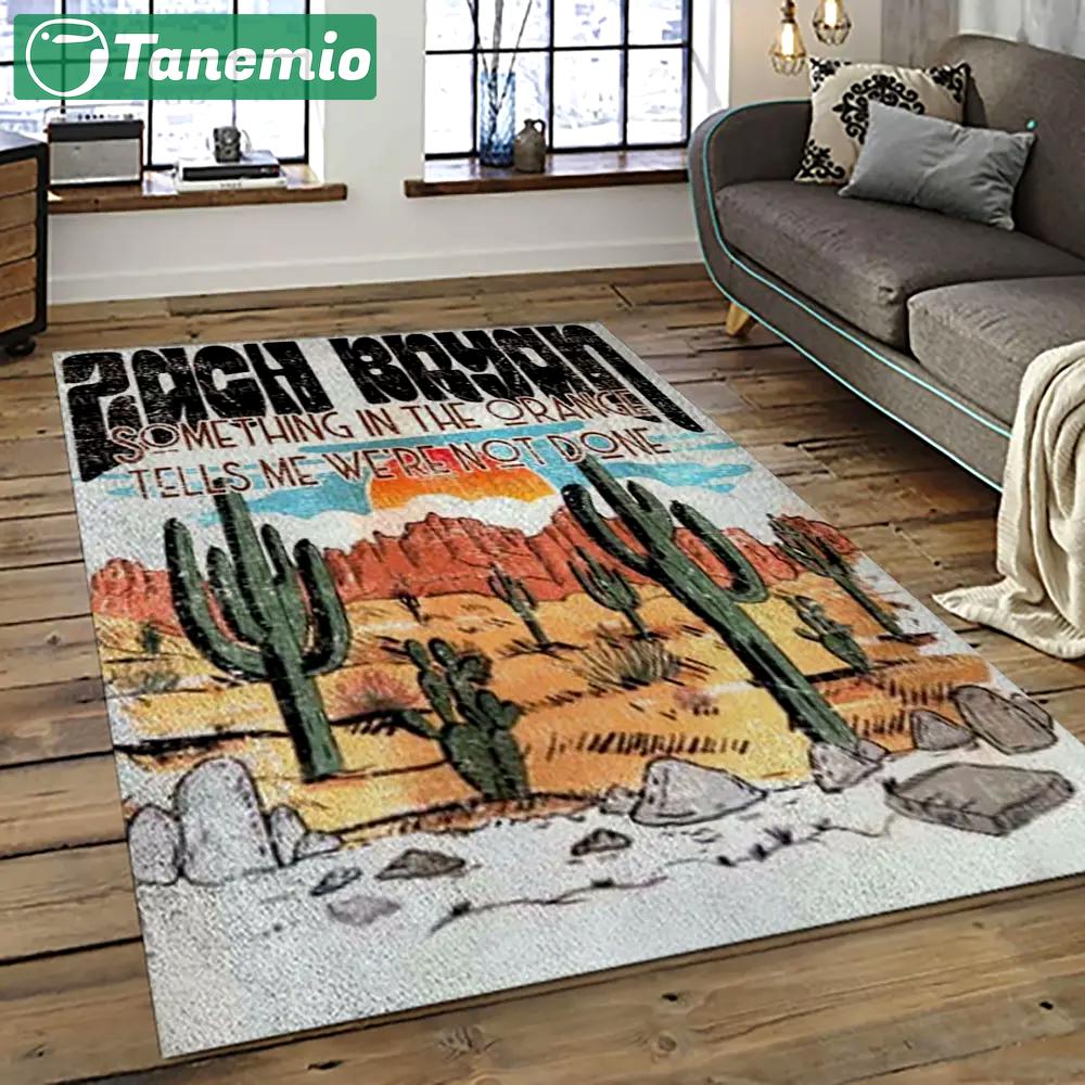 Zach bryan country rock music retangle carpet area rug home decor best gift for fan and friends zb1 Rectangle Rug