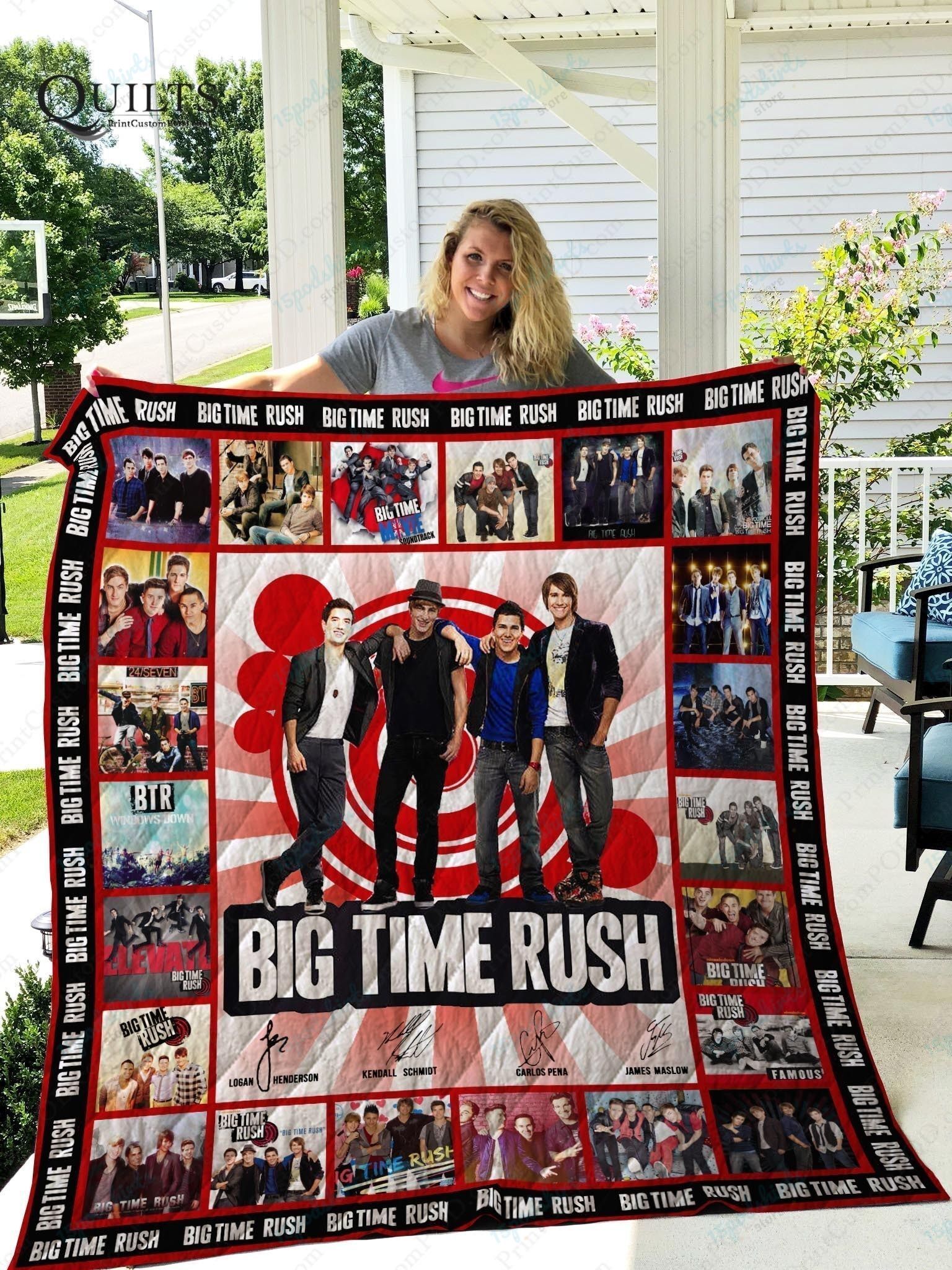 Tlmus big time rush fleece blanket