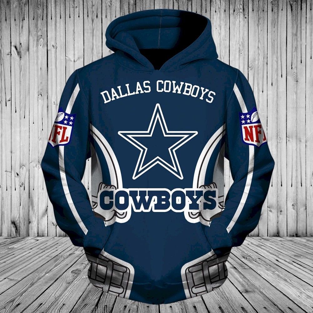 Dallas cowboys new full all over print1567 hoodie zip hoodie 3d Zipper Hoodie 3D