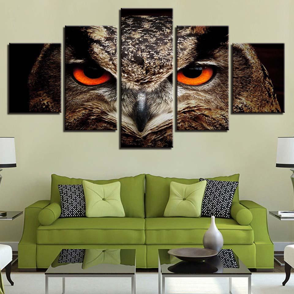 Owl 11  animal   Canvas Art - Collection Wall Decor Living Room Beautiful Room Creative