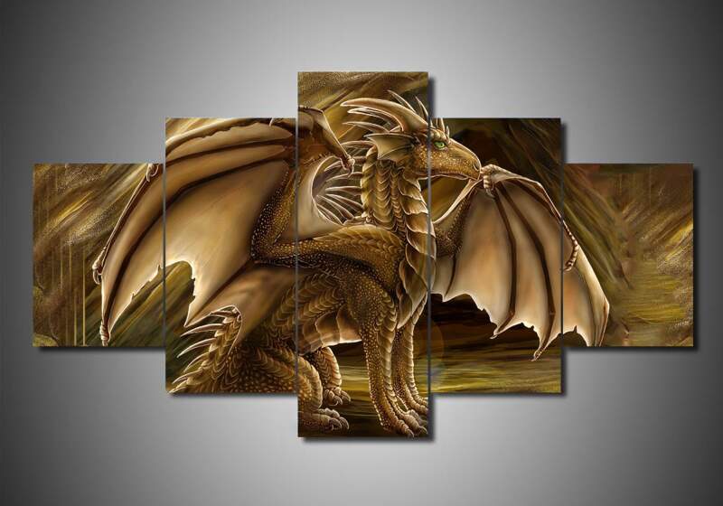 Dragon 12  abstract animal   Canvas Art - Collection Creative Beautiful Room Wall Decor Living Room