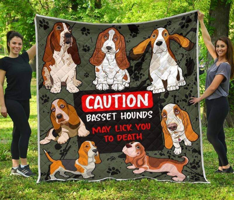 Basset hound make you feel my love 3d customized  Quilt - Collection Creative bedroom blanket spread comforter bedspread Home Decor coverlet duvet