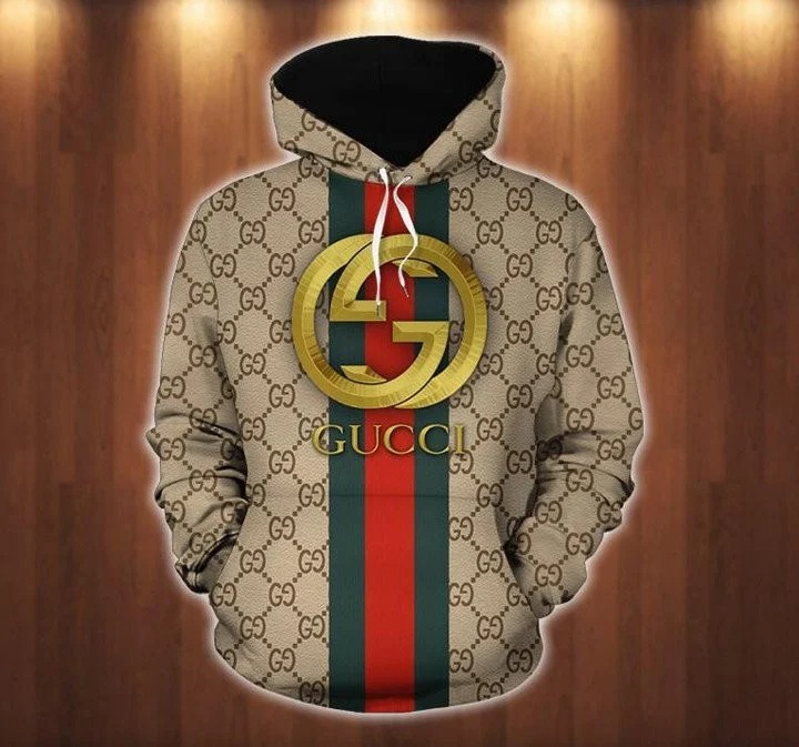 Guccitripe unisex hoodie foren womenuxury brand clothing clothes outfit 373 Zipper Hoodie 3D