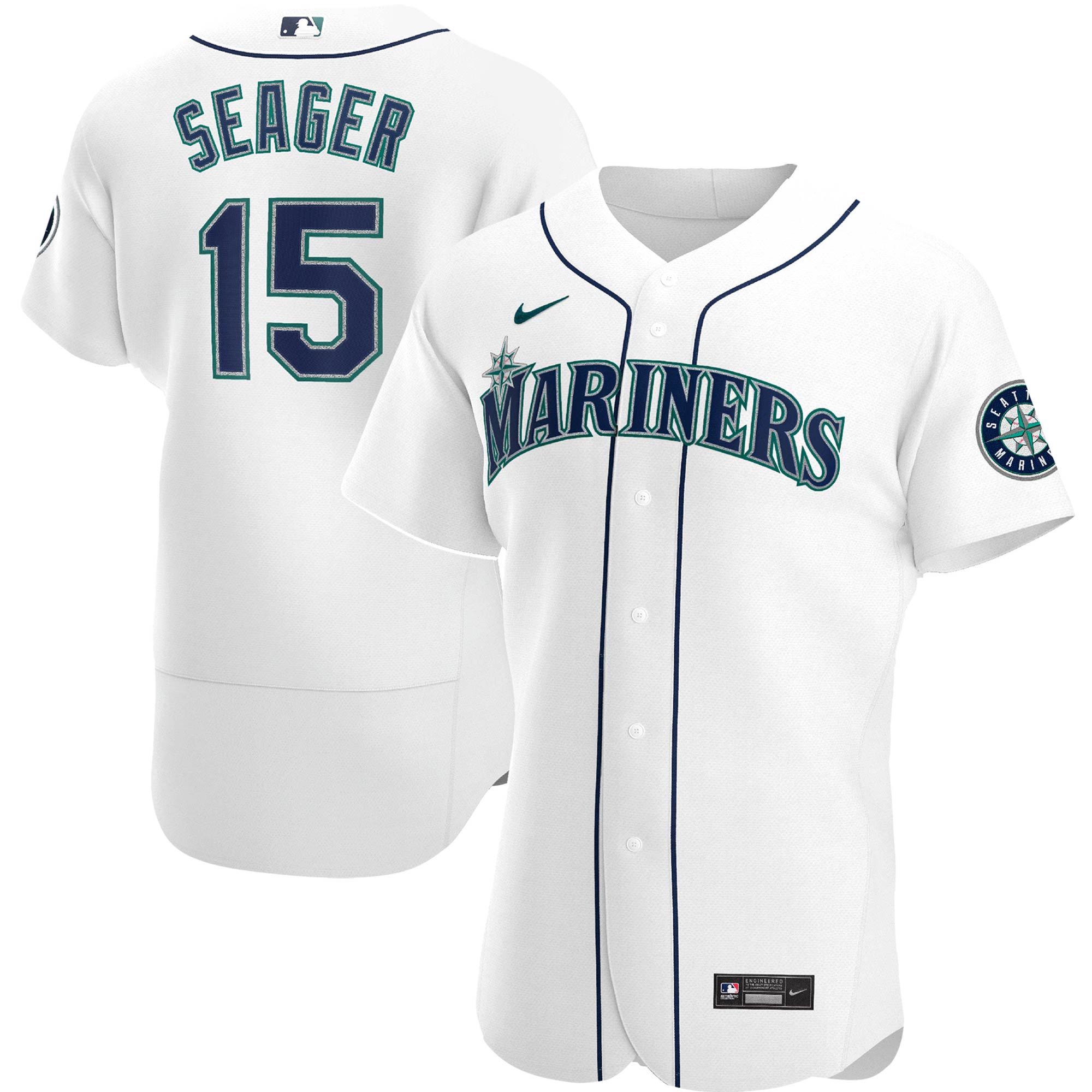 Kyle seager seattle mariners nike home authentic player jersey color white  Baseball MLB Jersey MLB Replica For Fans Baseball Sports