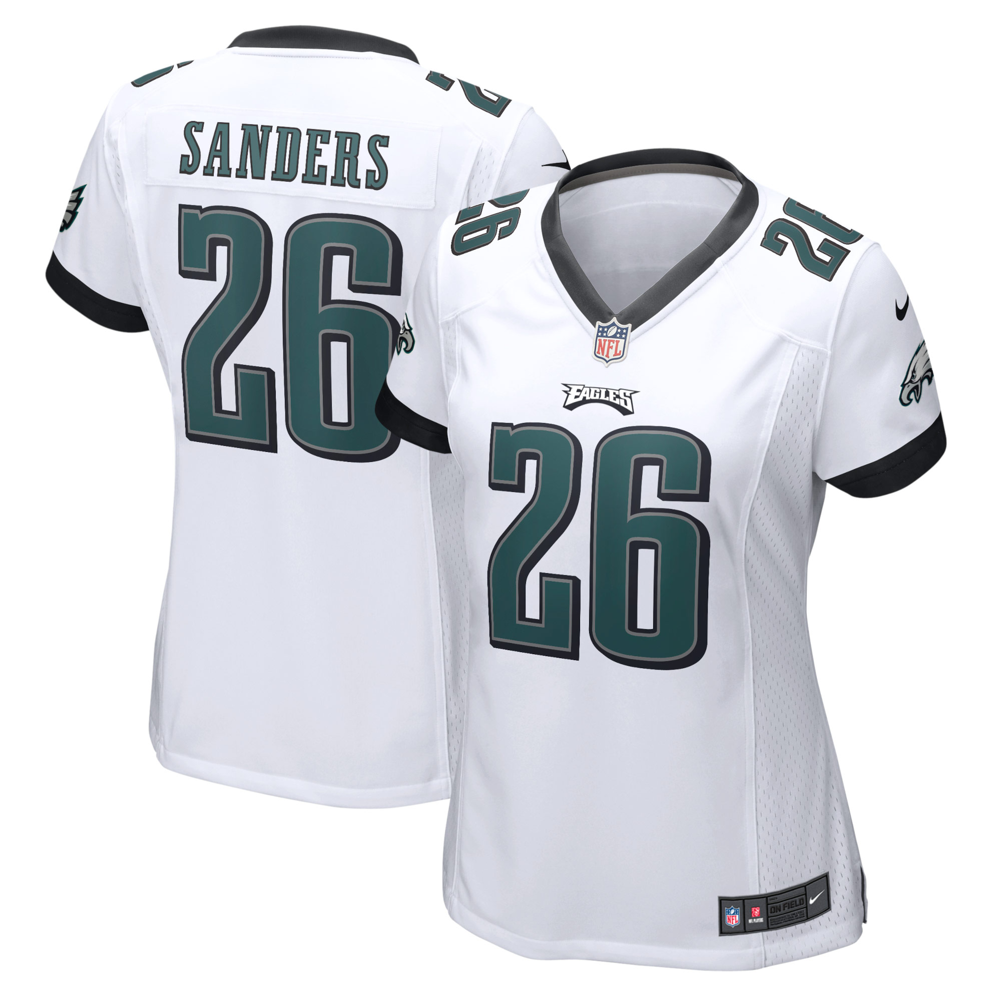 Miles sanders philadelphia eagles nike women's game jersey color white  Baseball NFL Jersey For Fans Replica Sports NFLFootball