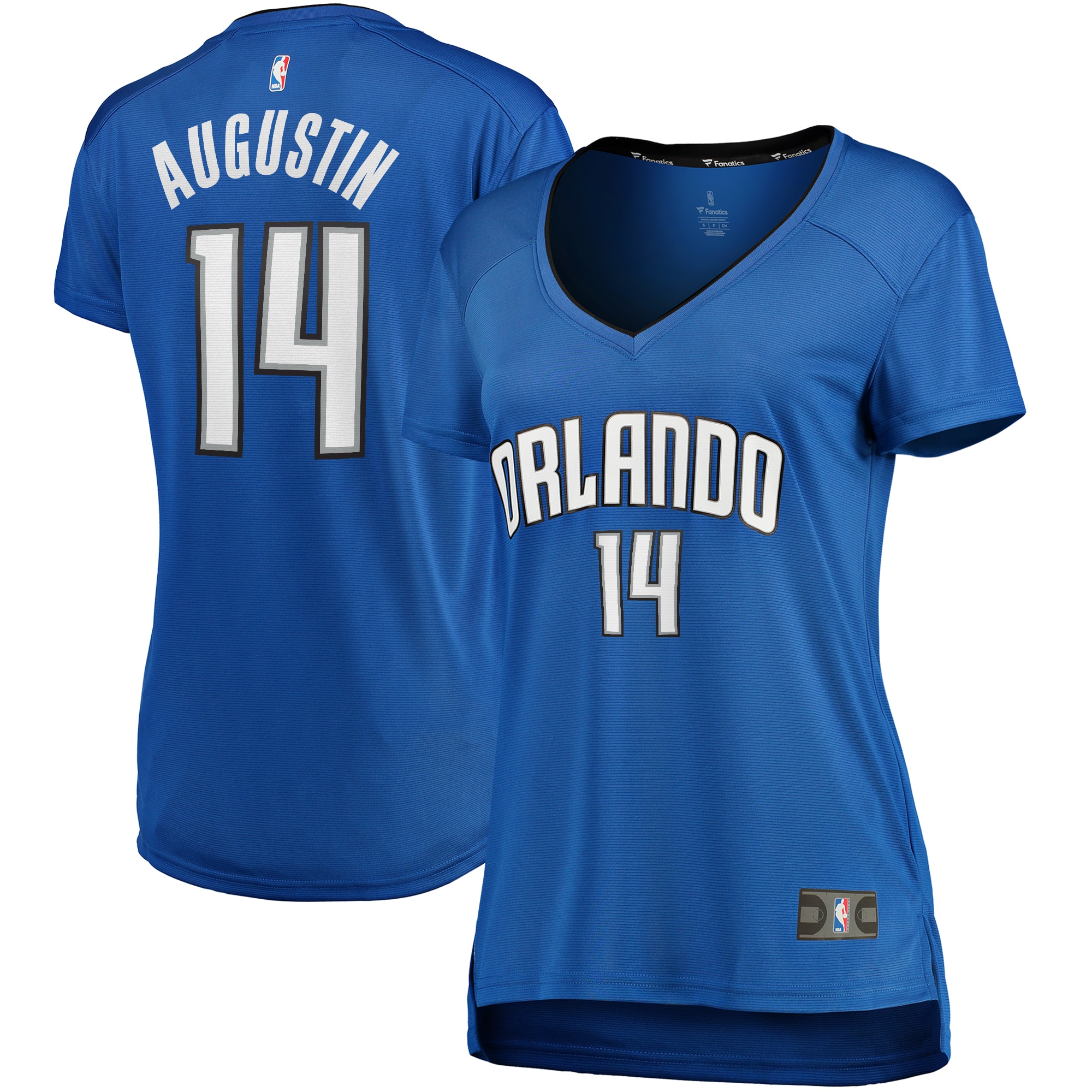 Dj augustin orlando magic fanatics branded women's fast break player jersey icon edition blue Baseball NBA Jersey Basketball Gift For Fans Sports NBA Replica