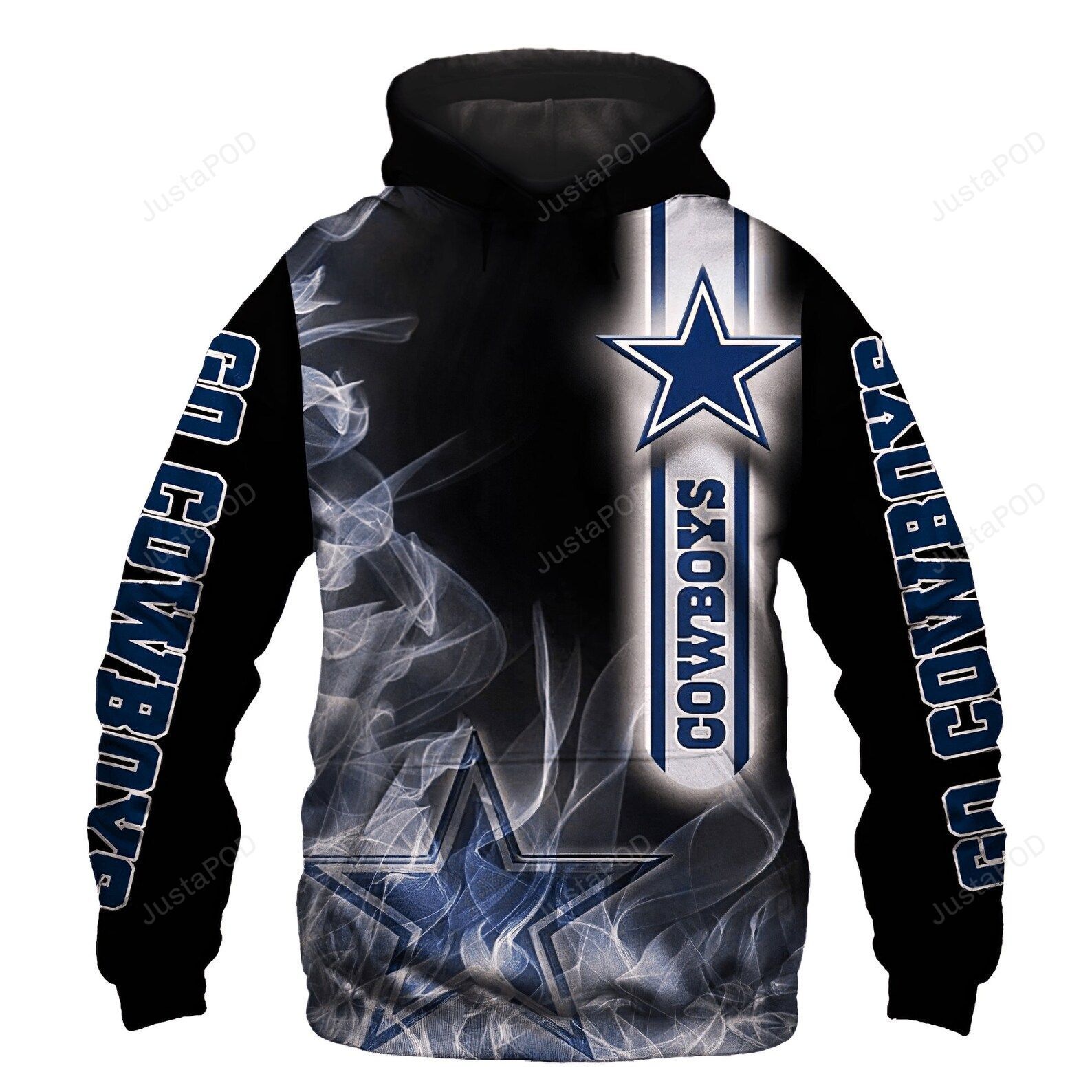 Dallas cowboysmoke hoodie 3d all over printed hoodie aop zip hoodie Zipper Hoodie 3D