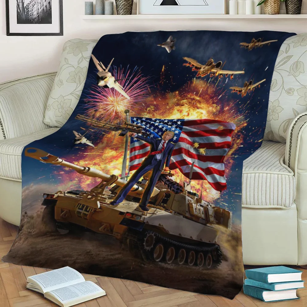 3D Full Overprinted Blanket - Experience Fashion Redefined, Get Ready to Shine!