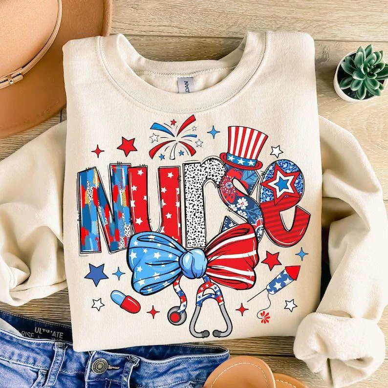 US Crewneck Sweatshirt (DTF) - Flattering Fit for Every Body Type, Redefine Your Style Now! - Personalized