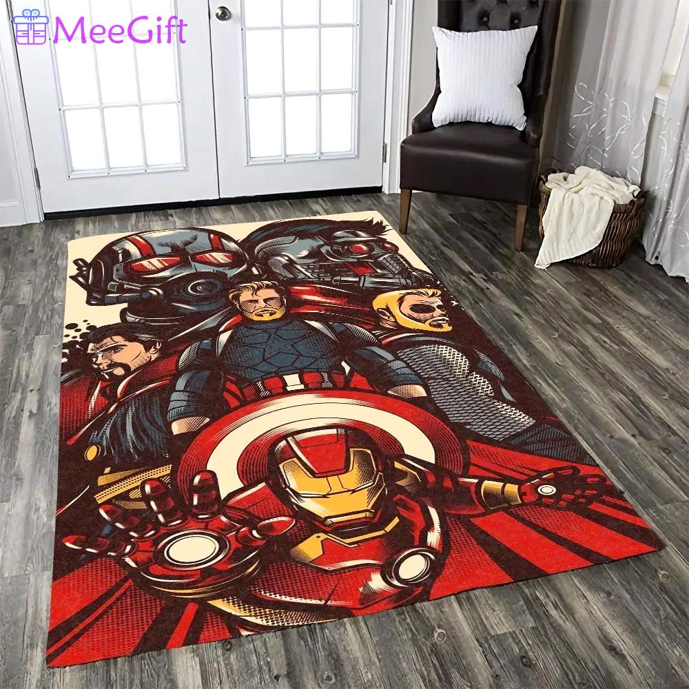 6 infinity stones area rugs marvel movie living room carpet Rectangle Rug