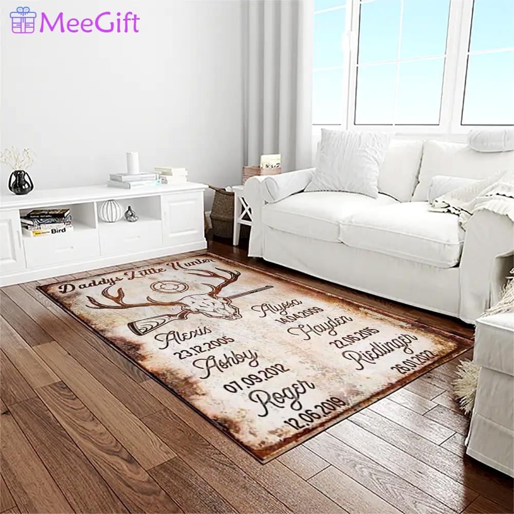 A letter to my dad, my father my hero hunting fav quote area rug meaningful gift for father’s day 06 Rectangle Rug