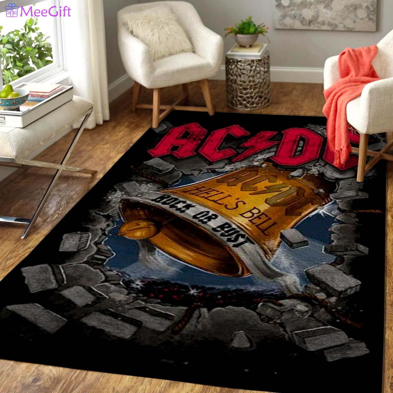 Ac dc area rug music ofd 1910121 area rug living room carpet rug regtangle carpet floor decor home decor Rectangle Rug