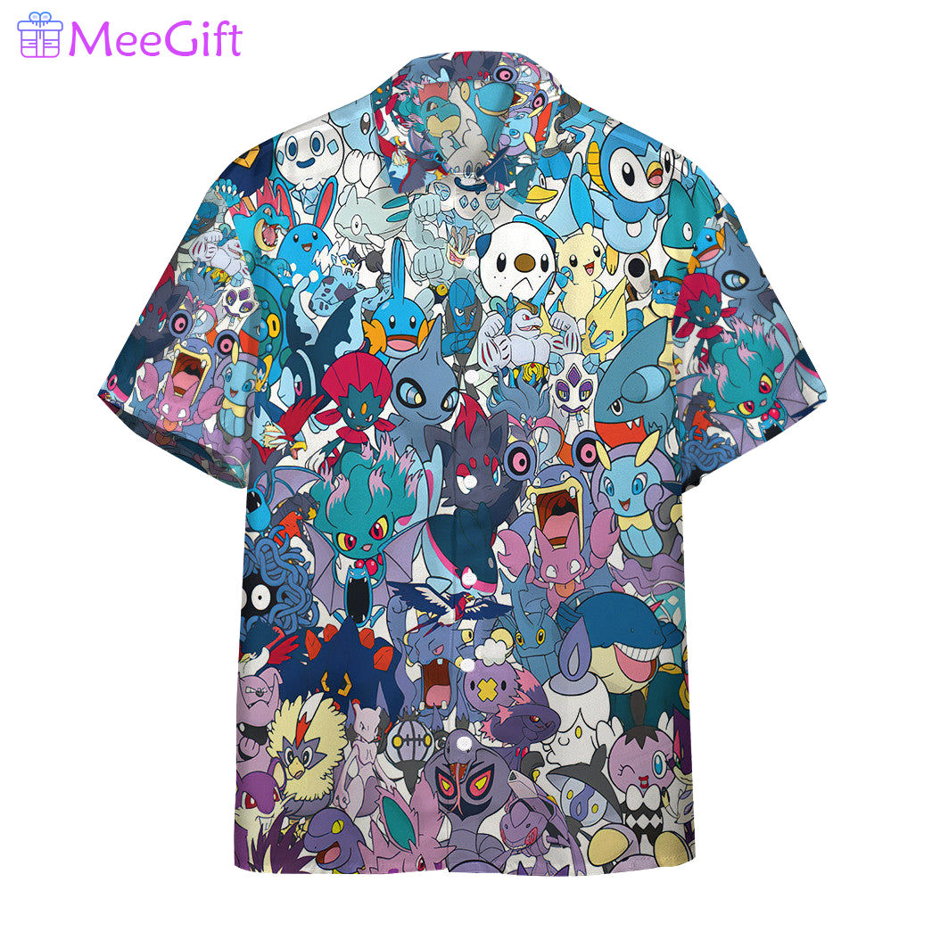 All the water pokã©mon you could realize short sleeve shirt Hawaii Shirt Shorts & Flip Flops