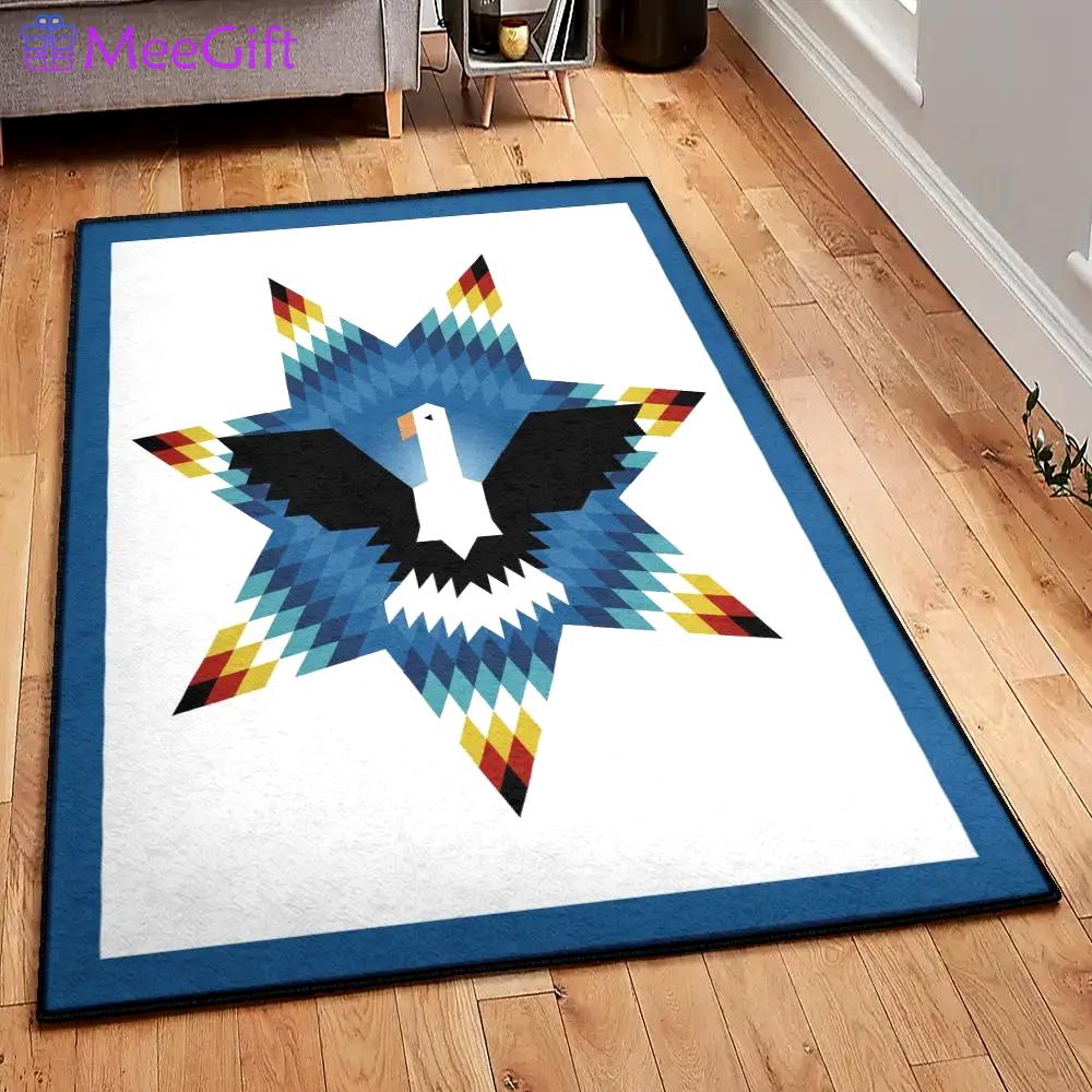American eagles indoor outdoor carpet, eagle rug Rectangle Rug