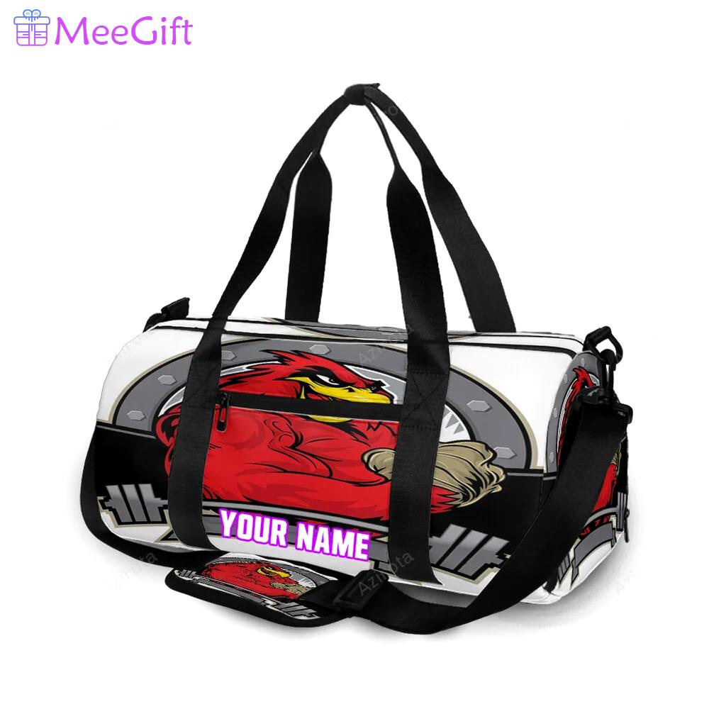 Arizona cardinals iron cardinals strong personalized name travel bag gym bag 1204 Travel Bag
