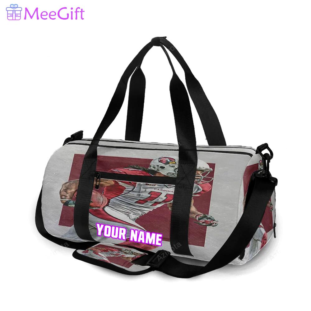 Arizona cardinals larry fitzgerald 11 personalized name travel bag gym bag 2059 Travel Bag