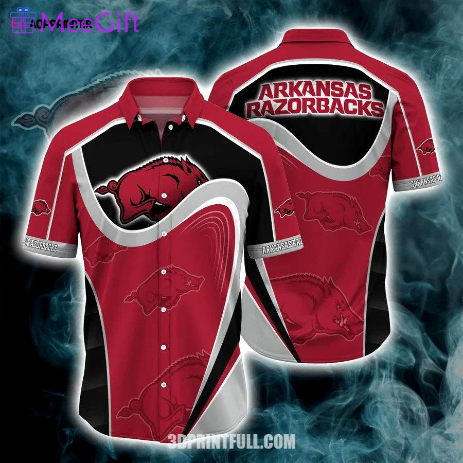 Arkansas razorbacks 3d hawaiian shirt for men Hawaii Shirt