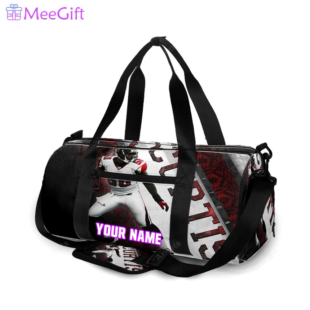 Atlanta falcons curtis lofton 50 personalized name travel bag gym bag 1183 Travel Bag