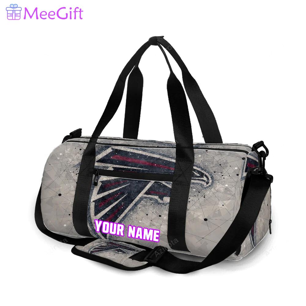 Atlanta falcons geometric personalized name travel bag gym bag 1687 Travel Bag
