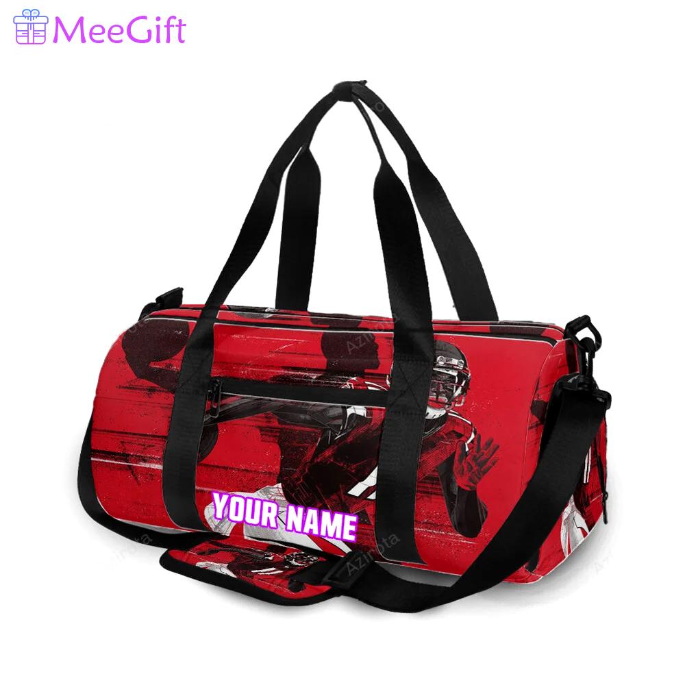 Atlanta falcons julio jones 11 running personalized name travel bag gym bag 331 Travel Bag
