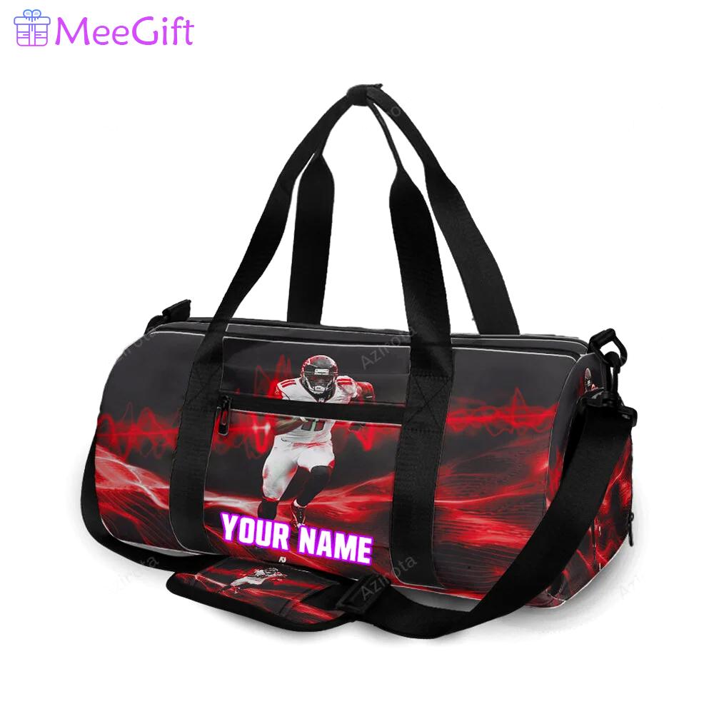 Atlanta falcons julio jones 11 v7 personalized name travel bag gym bag 187 Travel Bag