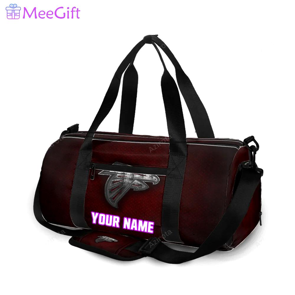 Atlanta falcons metal3 personalized name travel bag gym bag 652 Travel Bag