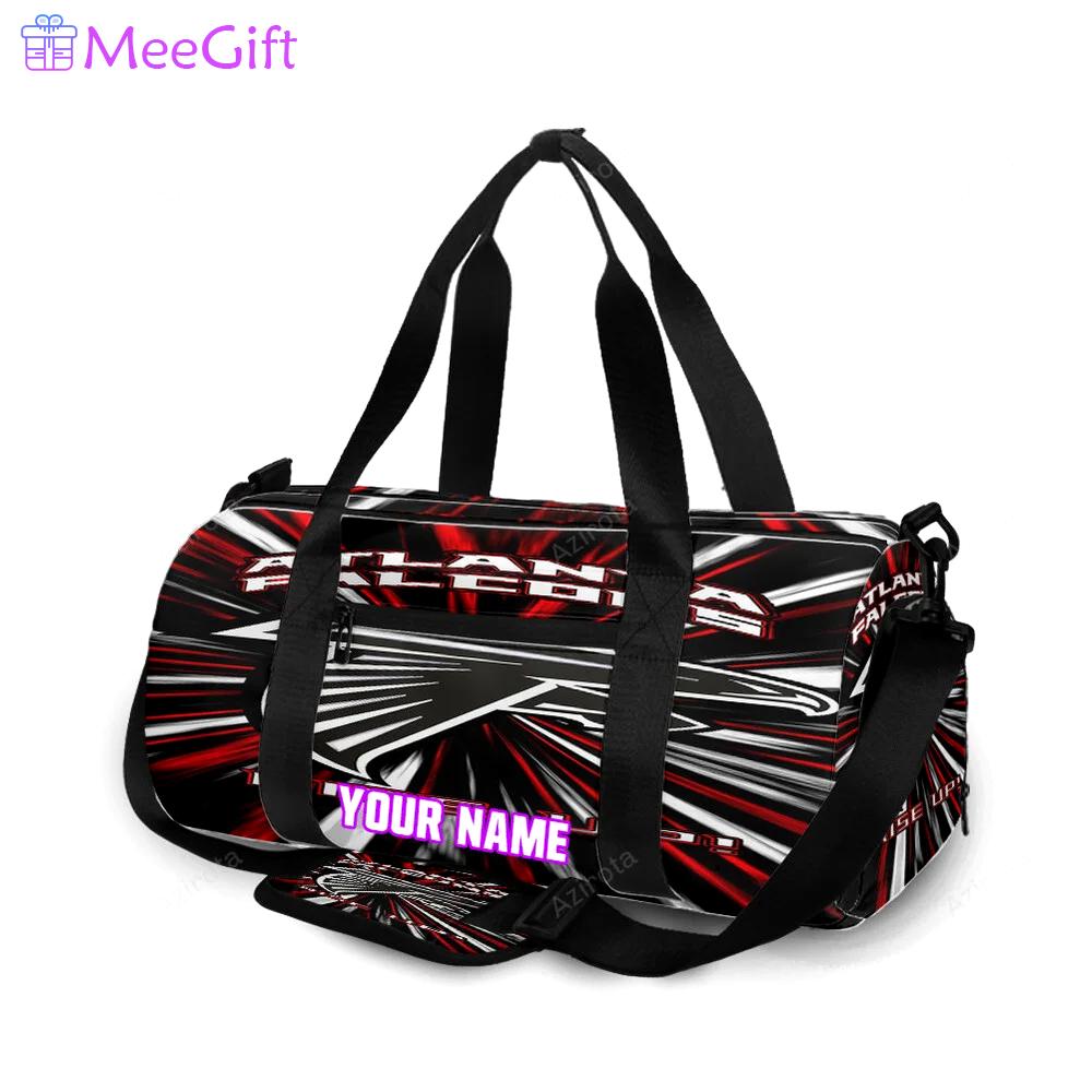 Atlanta falcons rise up v3 personalized name travel bag gym bag 795 Travel Bag