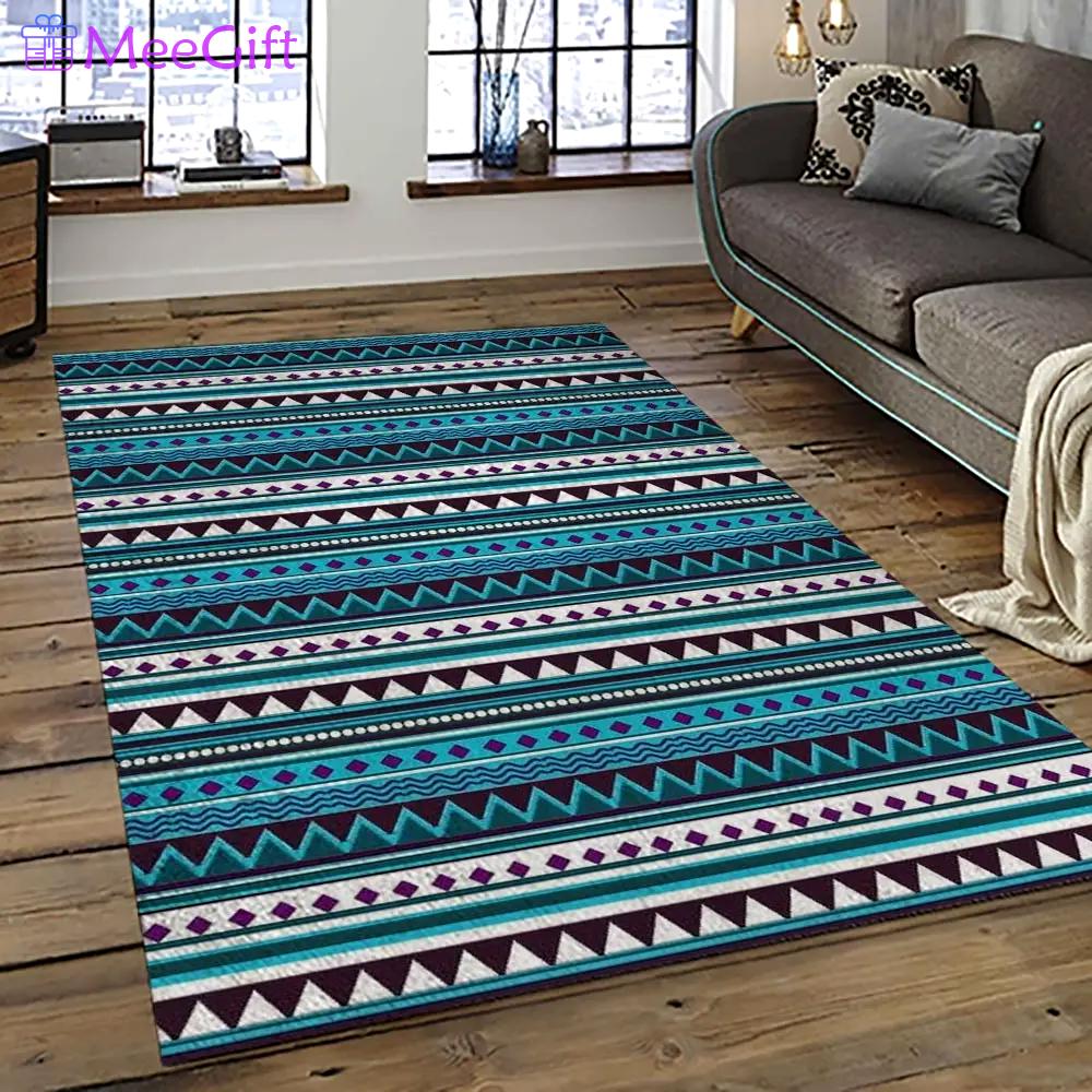 Aztec southwestern geometric shape pattern carpet area rug best gift for home decor event gift asg21 Rectangle Rug