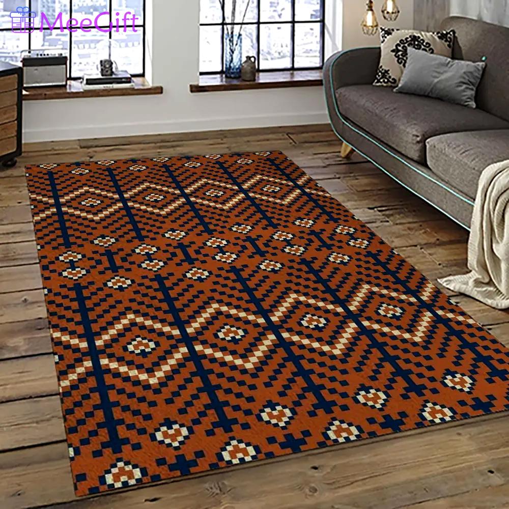 Aztec southwestern geometric shape pattern carpet area rug best gift for home decor event gift asg79 Rectangle Rug
