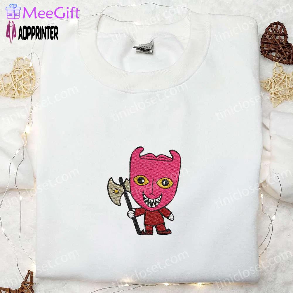 Baby lock embroidered sweatshirt – nightmare before christmas hoodie: best halloween gift ideas Embroidered Shirt