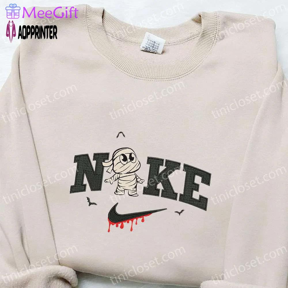 Baby mummy x nike embroidered sweatshirt: halloween gift ideas Embroidered Shirt