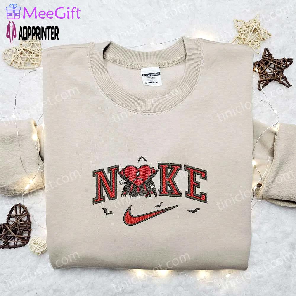Bad bunny x nike embroidered hoodie & shirt: best halloween gift ideas Embroidered Shirt