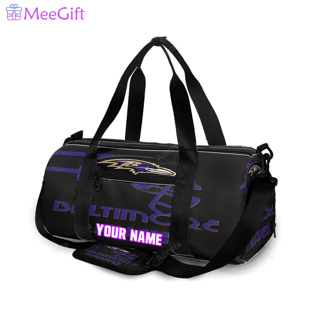 Baltimore ravens helmet2 personalized name travel bag gym bag 297 Travel Bag