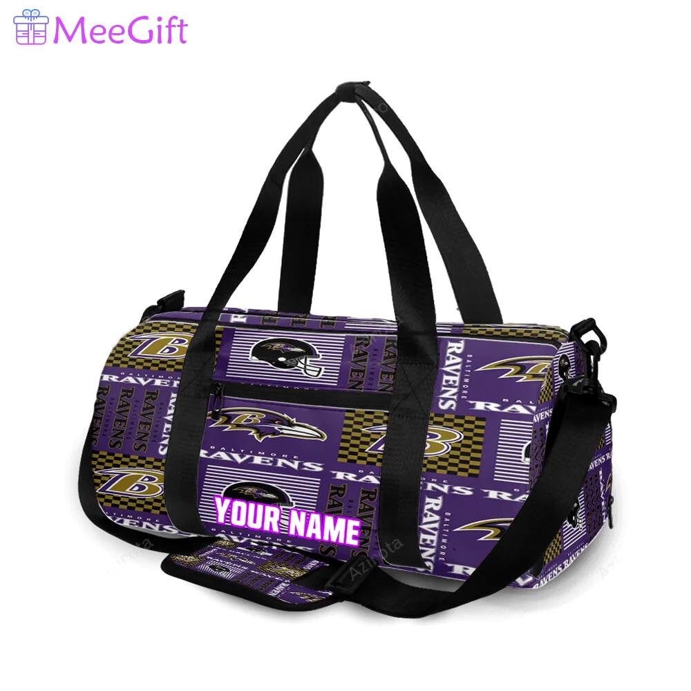 Baltimore ravens logo15 personalized name travel bag gym bag 1689 Travel Bag