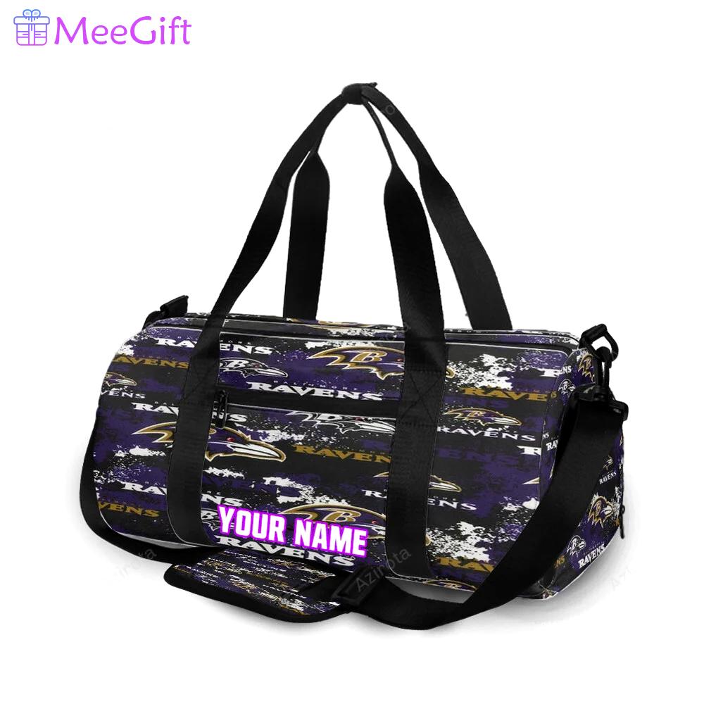 Baltimore ravens logo17 personalized name travel bag gym bag 1476 Travel Bag