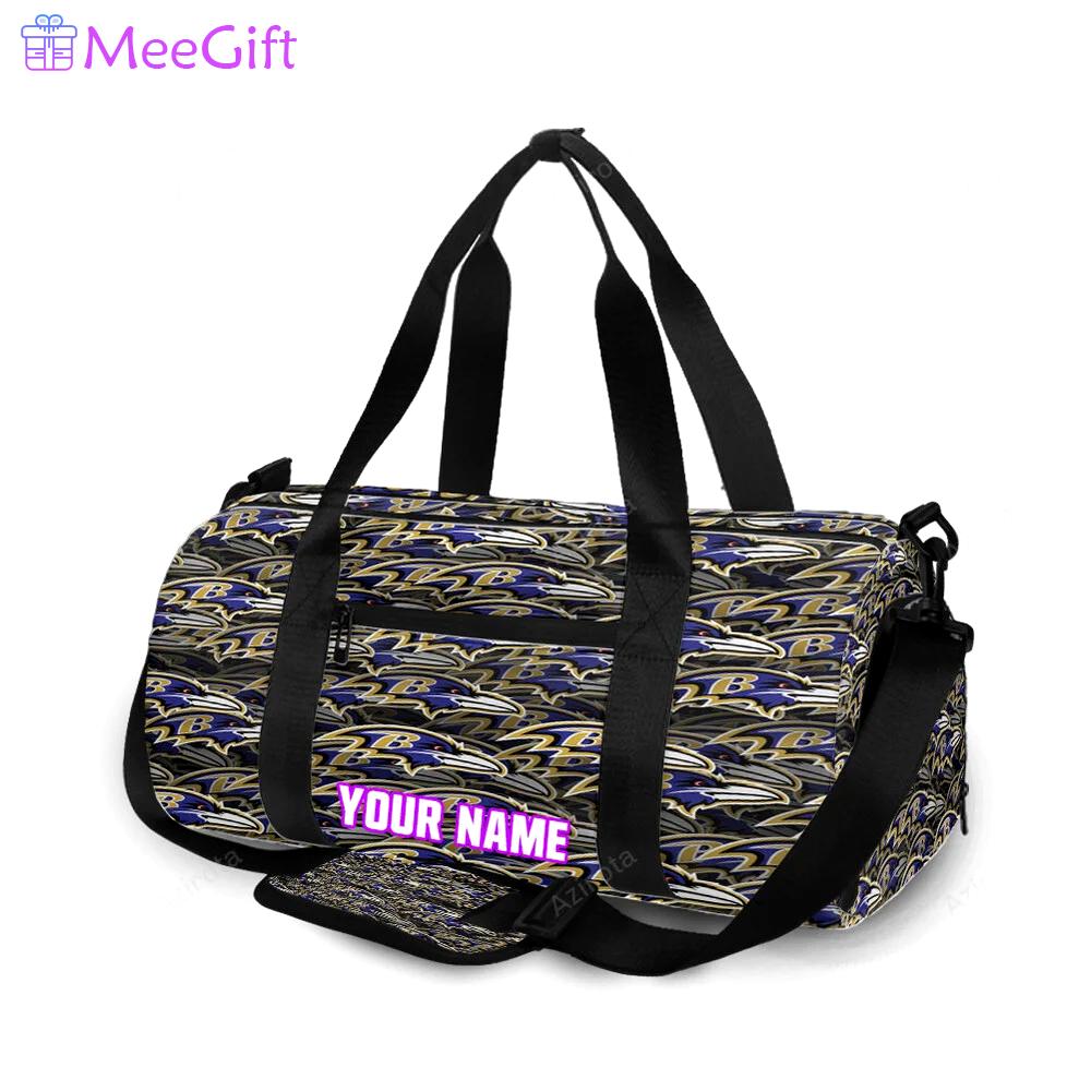Baltimore ravens logo21 personalized name travel bag gym bag 1511 Travel Bag