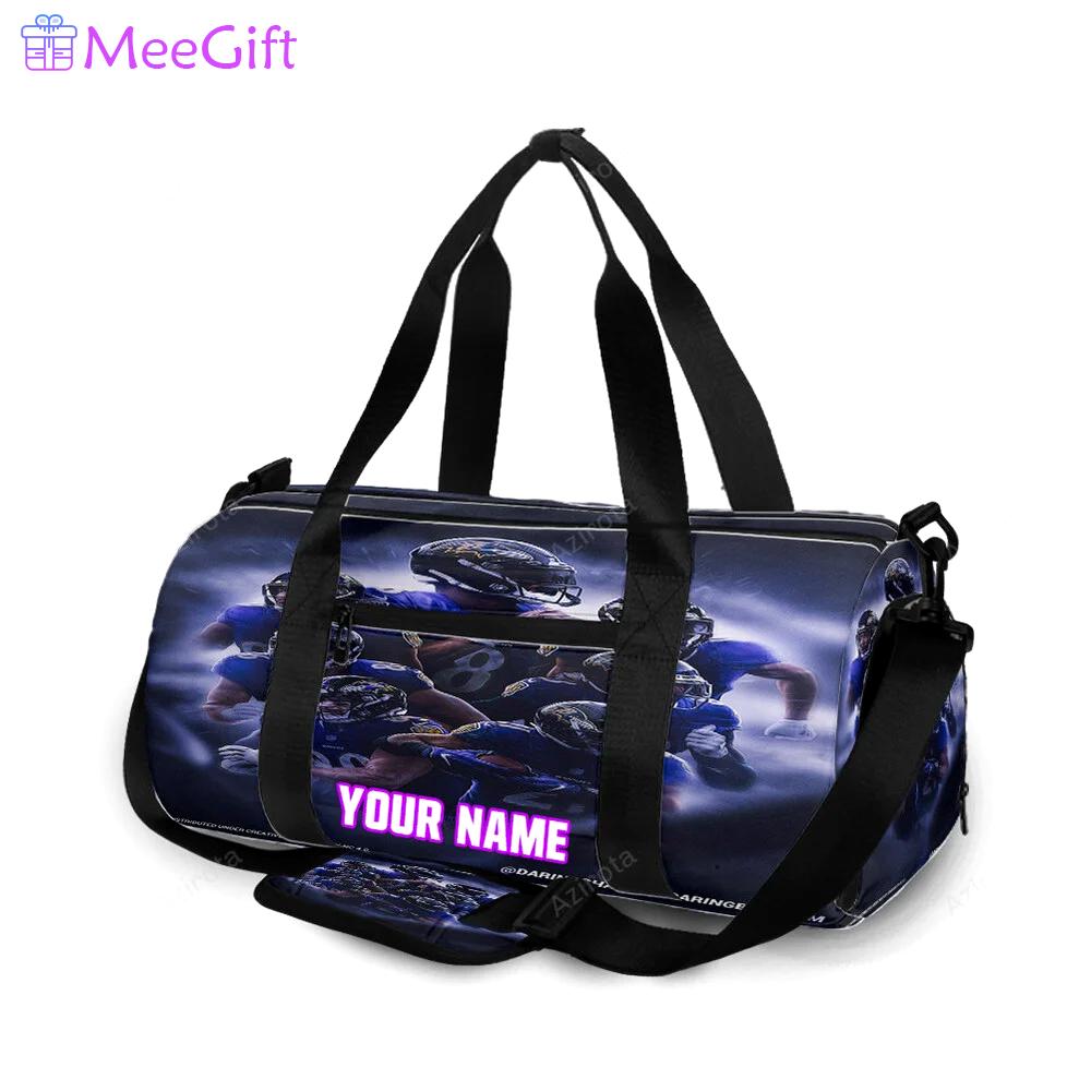 Baltimore ravens team13 personalized name travel bag gym bag 2071 Travel Bag