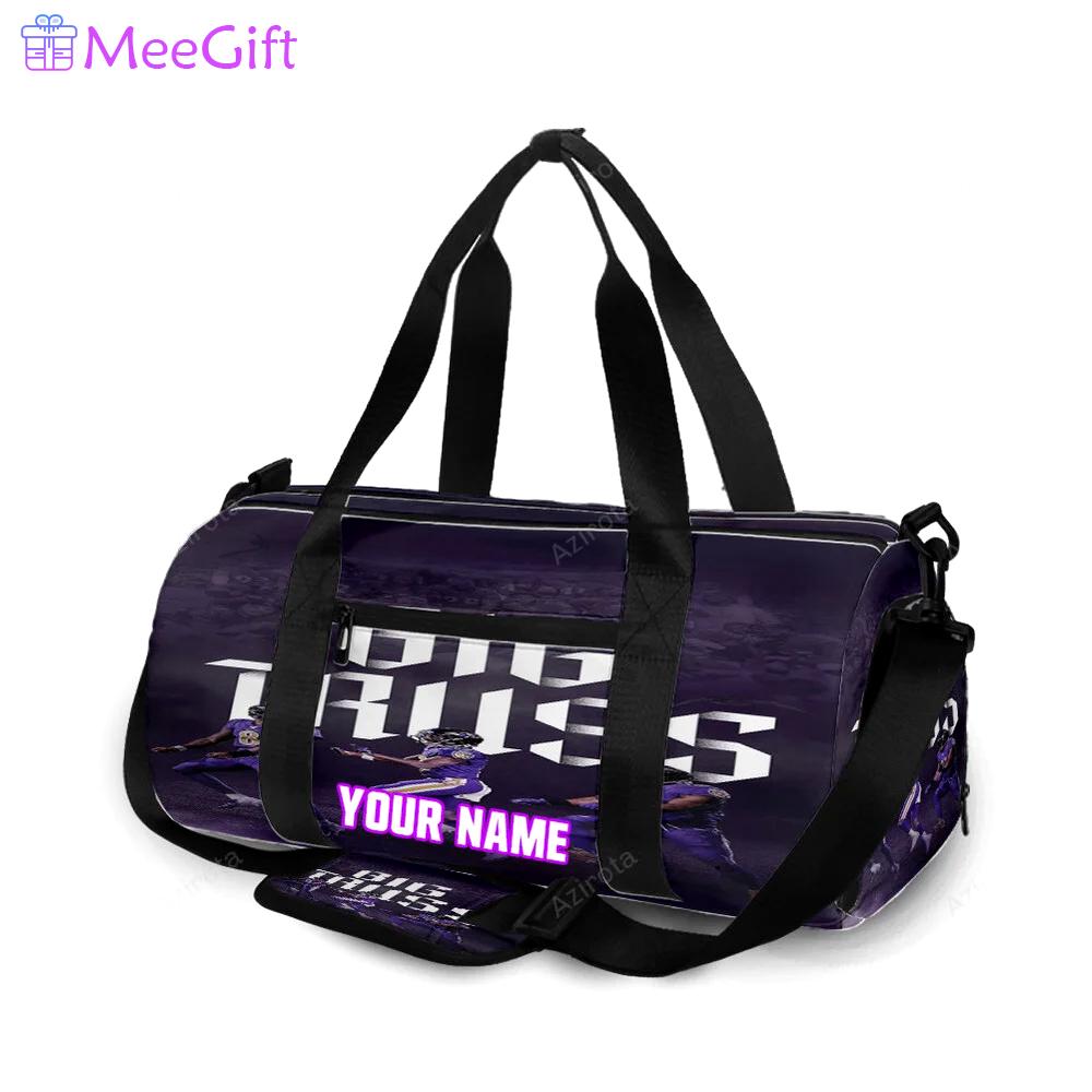 Baltimore ravens team14 big truss personalized name travel bag gym bag 290 Travel Bag