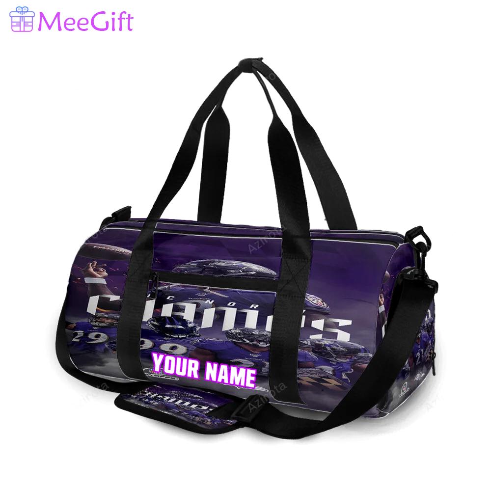 Baltimore ravens team17 personalized name travel bag gym bag 748 Travel Bag