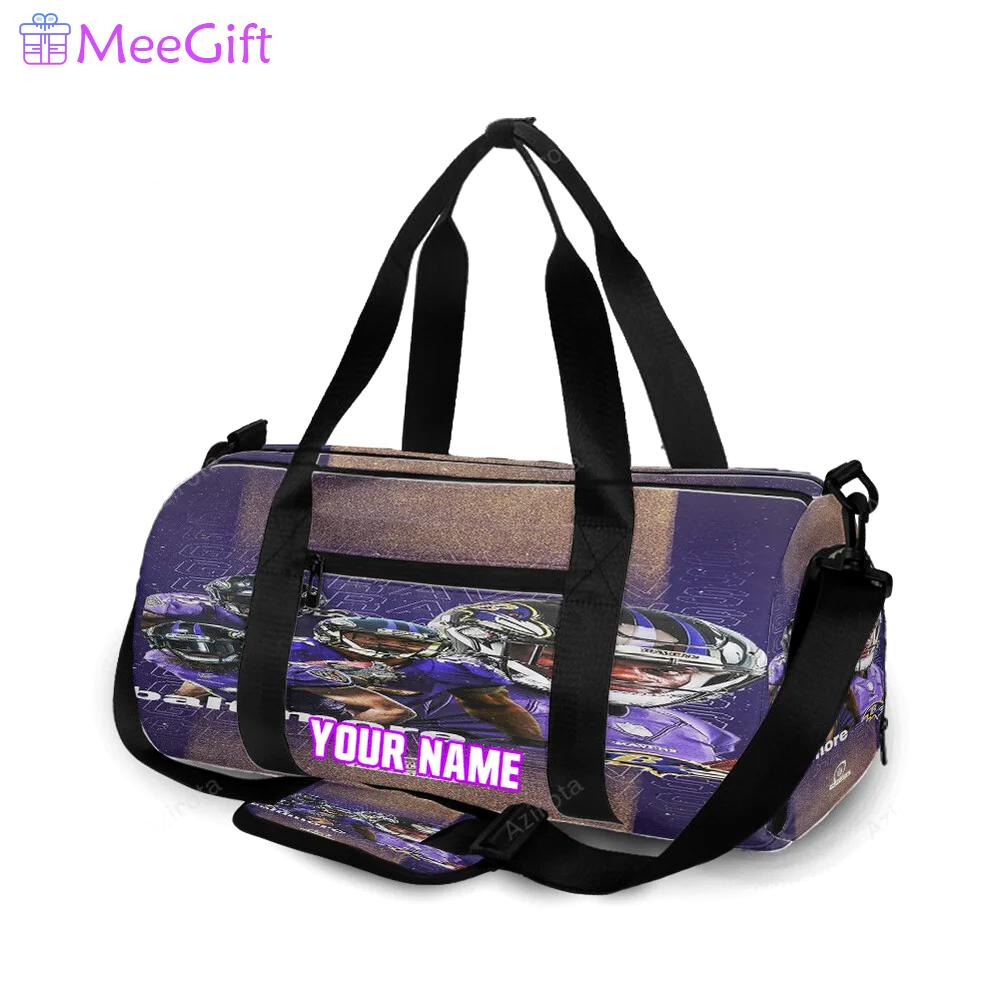 Baltimore ravens team8 personalized name travel bag gym bag 76 Travel Bag